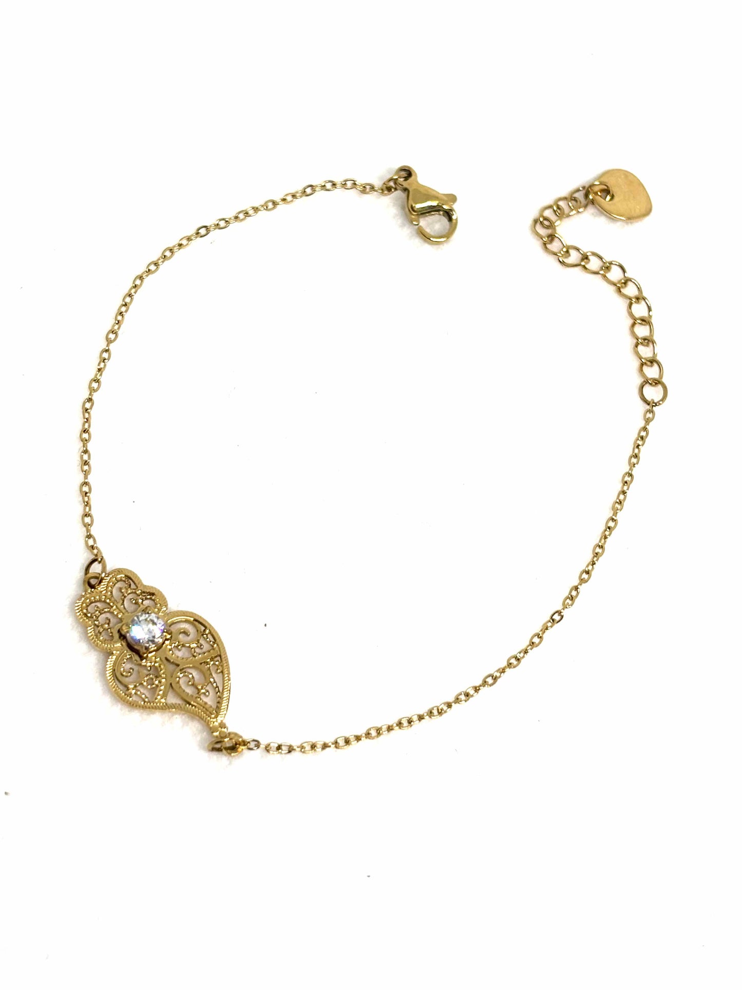 BRACELET CORACAO DE VIANA ET DIAMANT