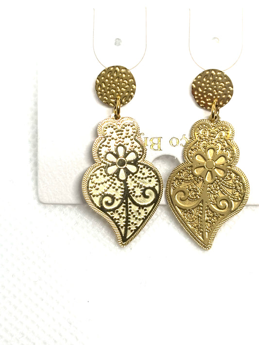 BOUCLES D'OREILLES CORACAO DE VIANA A27