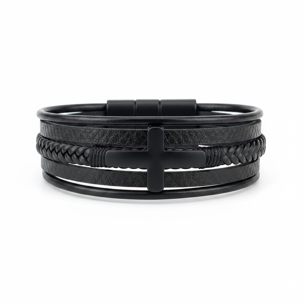 Bracelet homme Croix