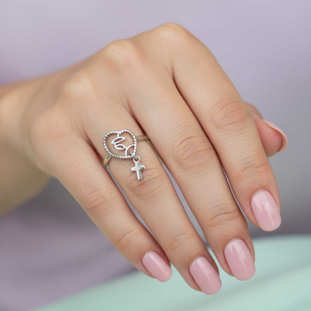 Bague Femme Vierge Marie