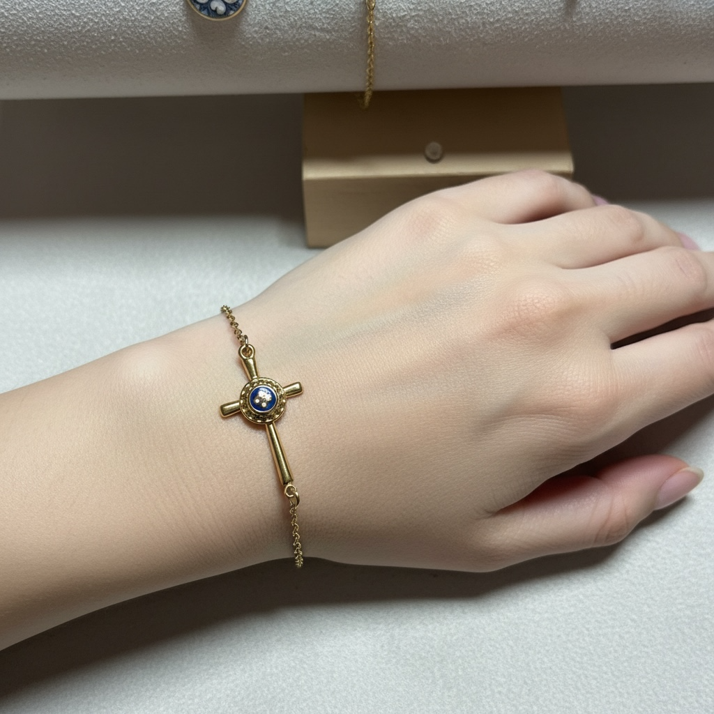 Bracelet Croix Caramujo
