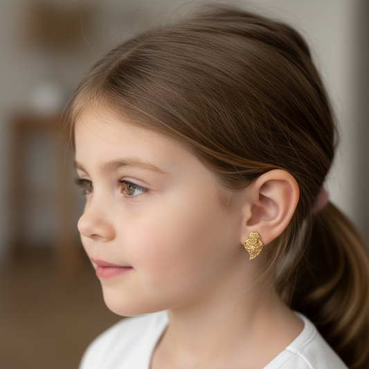 Boucles d’oreille Coração de Viana Plaqué Or