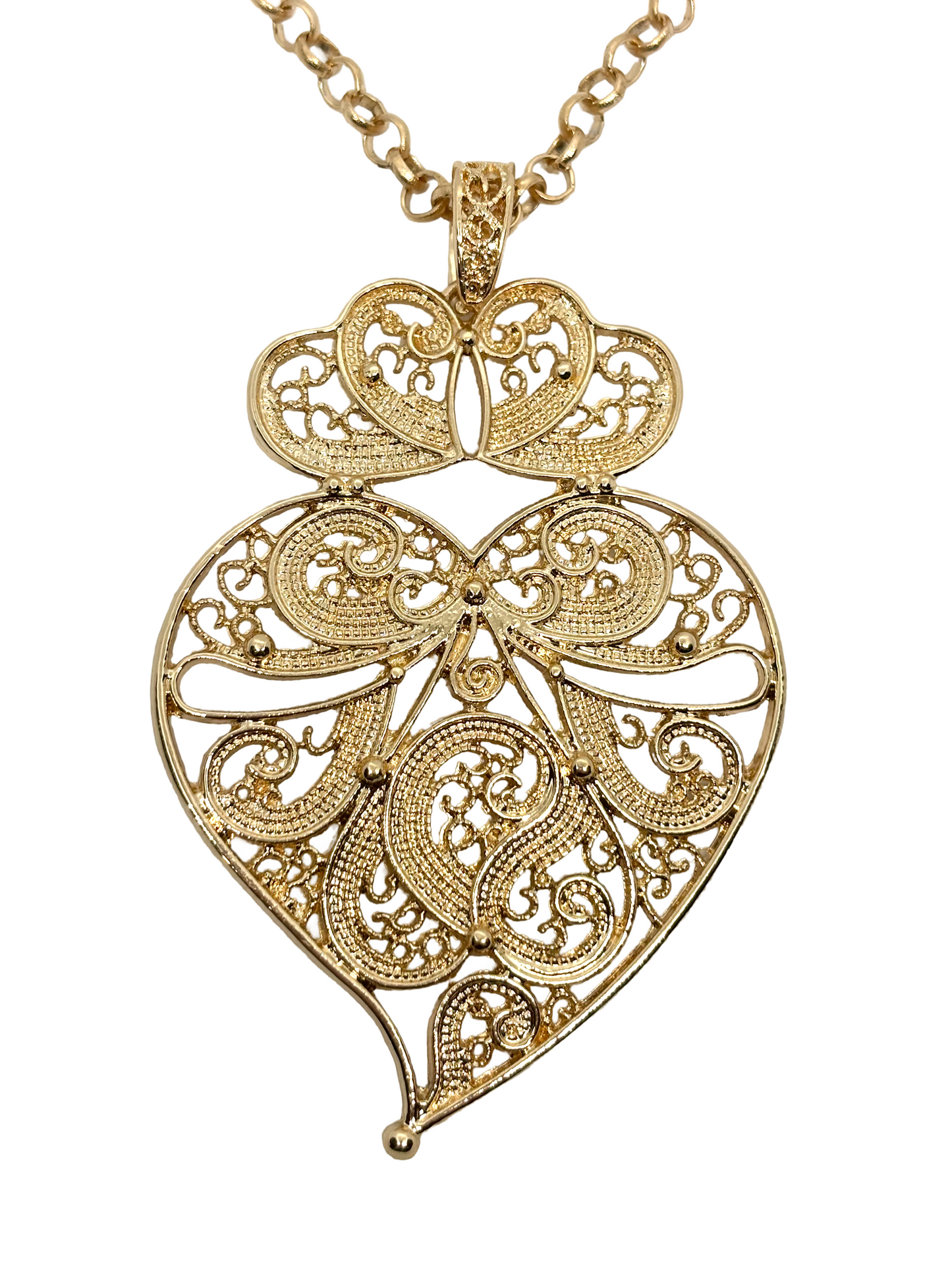 CHAINE AVEC PENDENTIF CORACAO DE VIANA B2