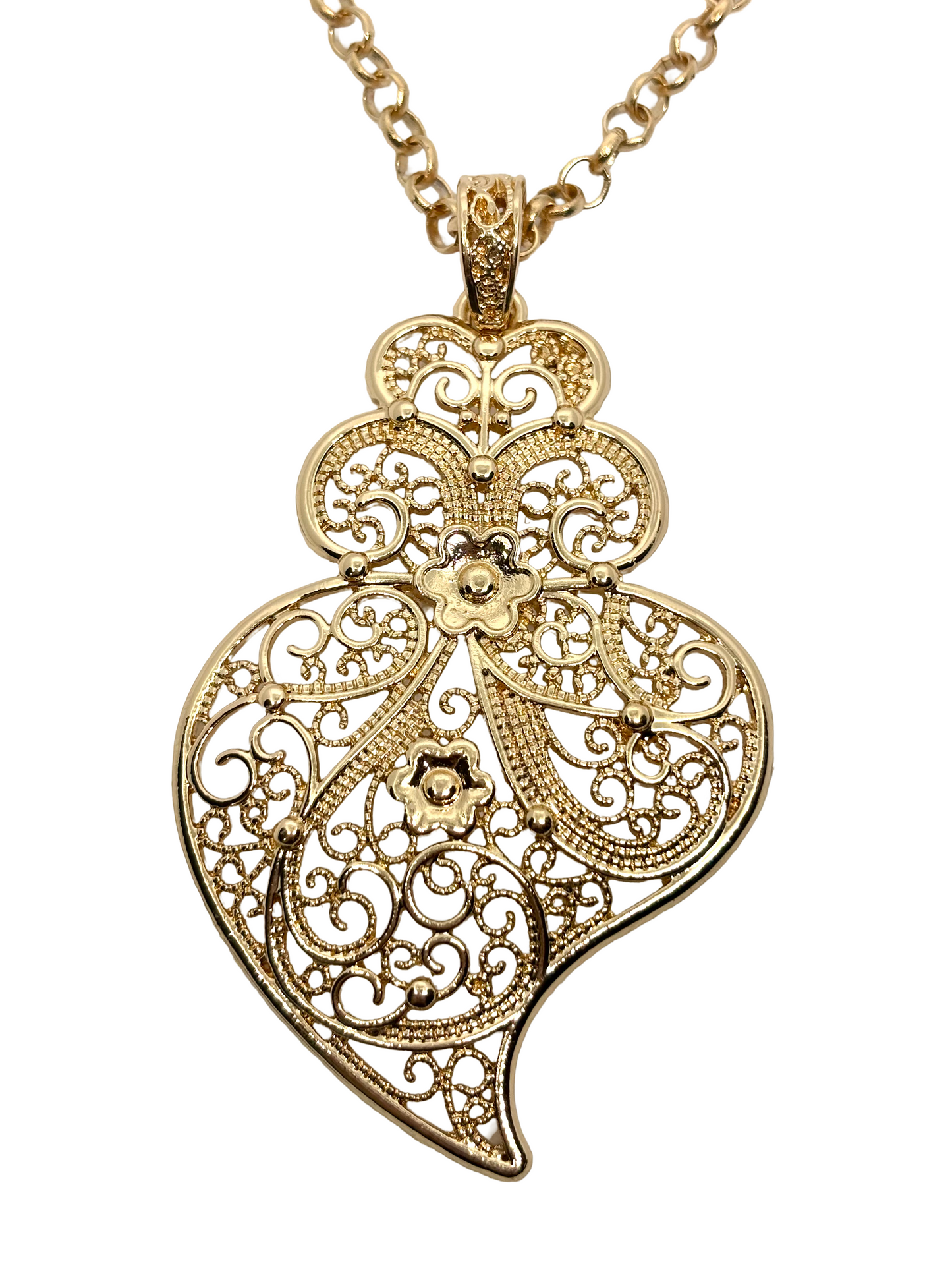 CHAINE AVEC PENDENTIF CORACAO DE VIANA B11