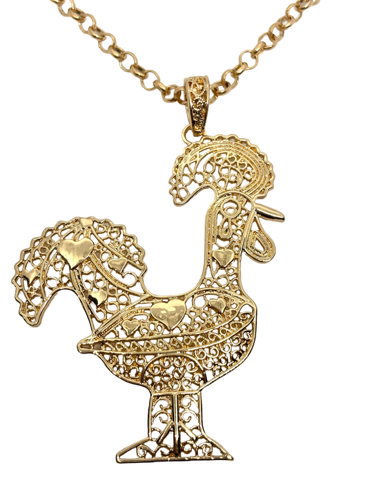CHAINE AVEC PENDENTIF GALO DE BARCELOS