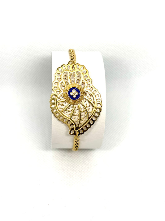 BRACELET CORACAO DE VIANA AVEC FLEUR TRADITIONNELLE