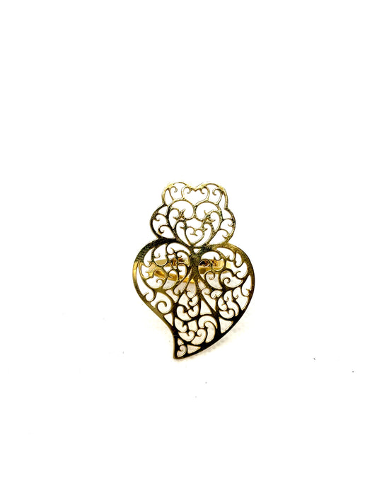 BAGUE AVEC CORACAO DE VIANA