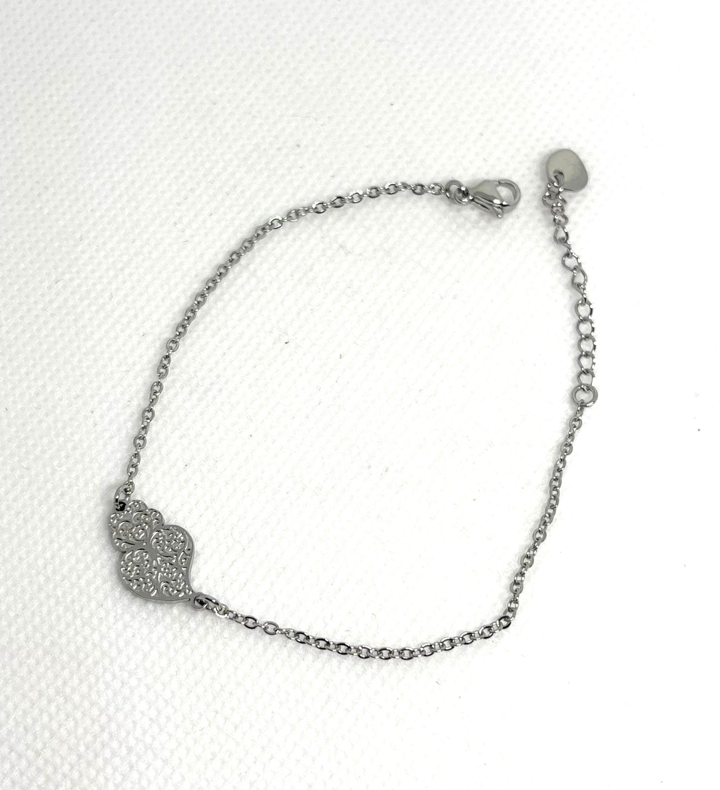 BRACELET CORACAO DE VIANA COULEUR ARGENT C3