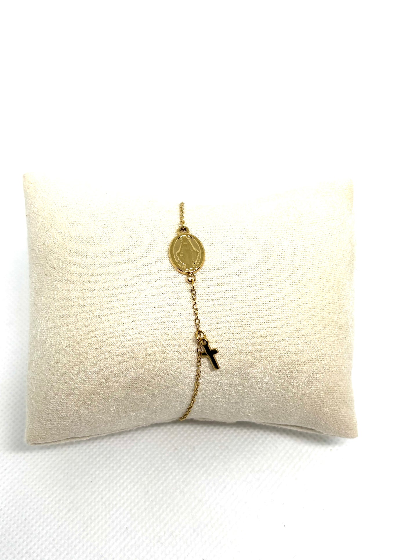 BRACELET AVEC SAINTE ET CROIX