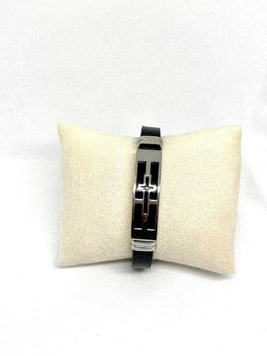 BRACELET HOMME AVEC CROIX