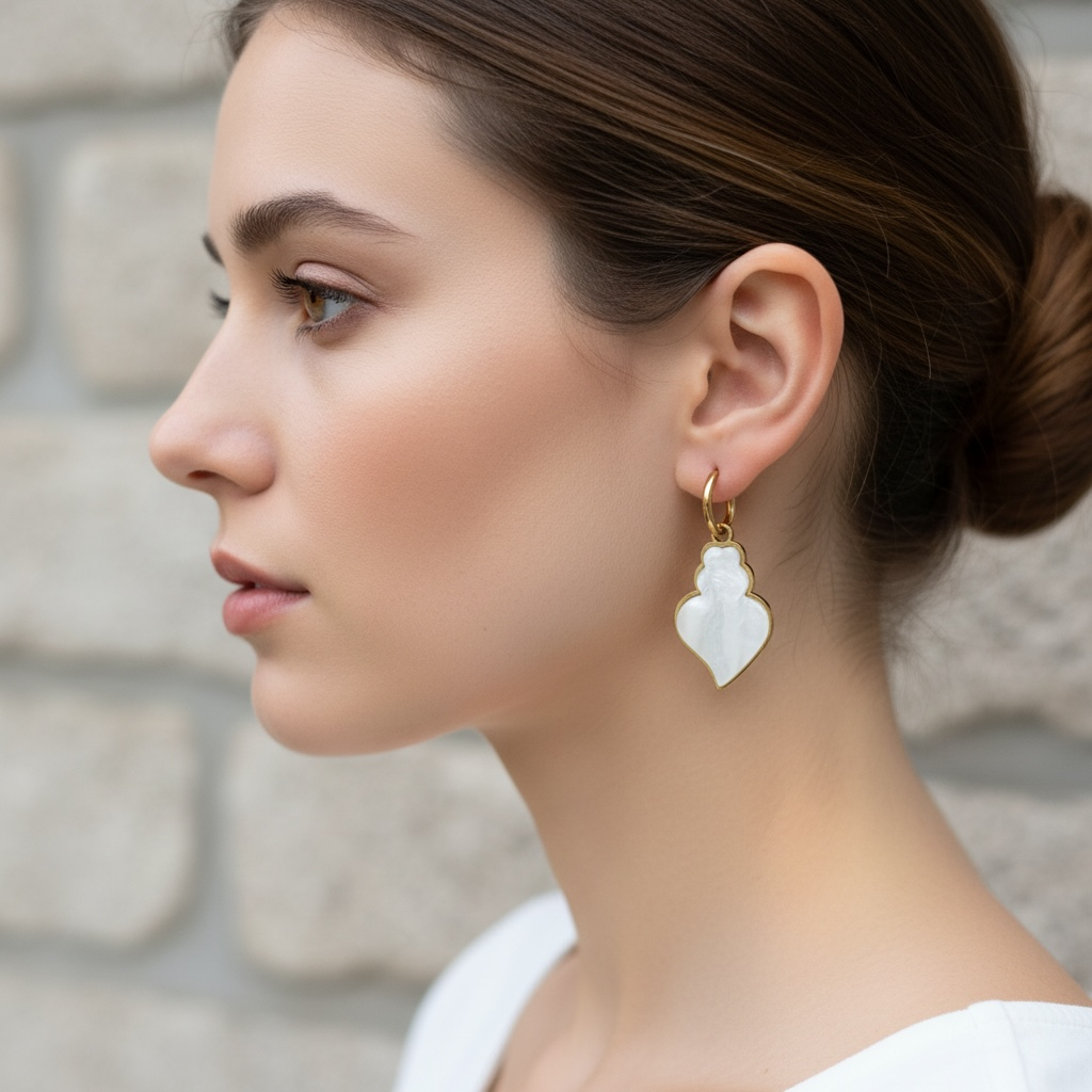 Boucles d'oreille Coraçao de Viana
