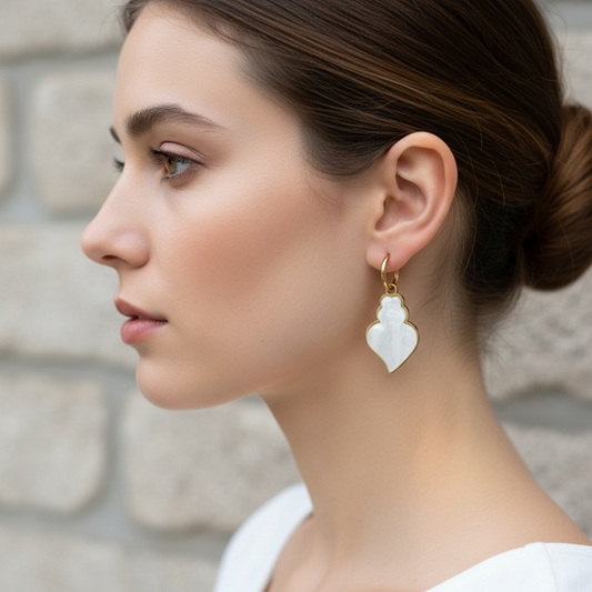 Boucles d'oreille Coraçao de Viana