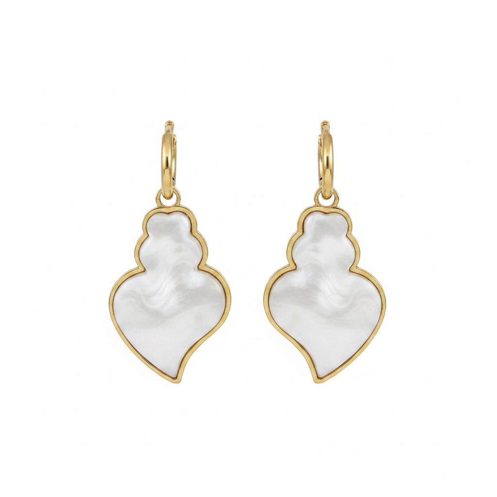 Boucles d'oreille Coraçao de Viana