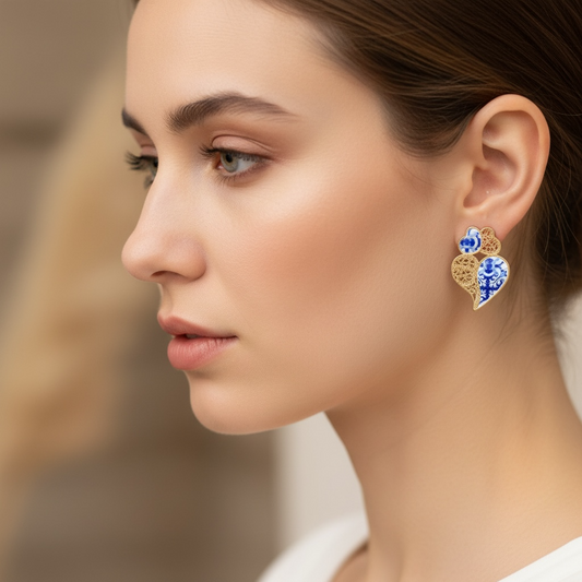 Boucles d'oreille Azulejos