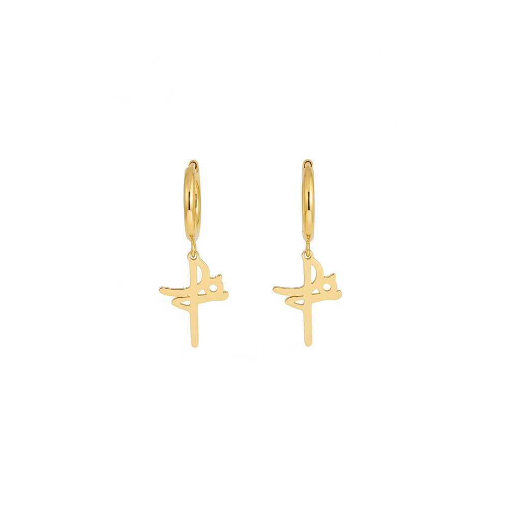 Boucles d'oreille "Fé"