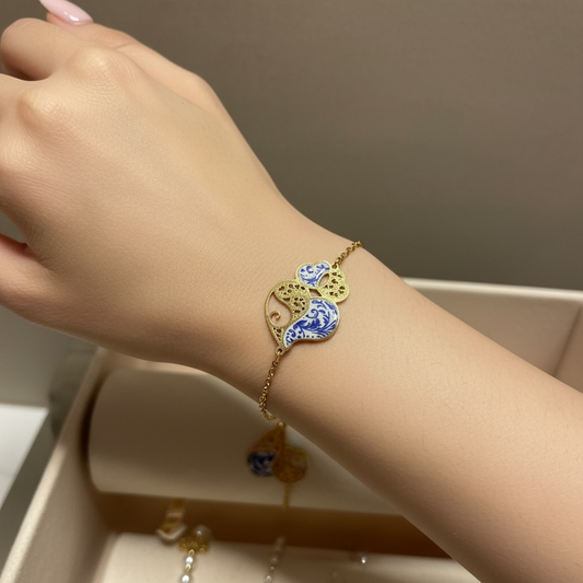 Bracelet Coraçao de Viana Azulejos