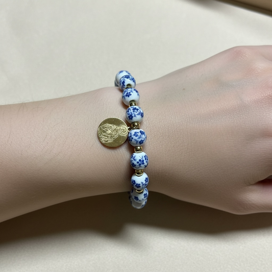 Bracelet medaillon Christ